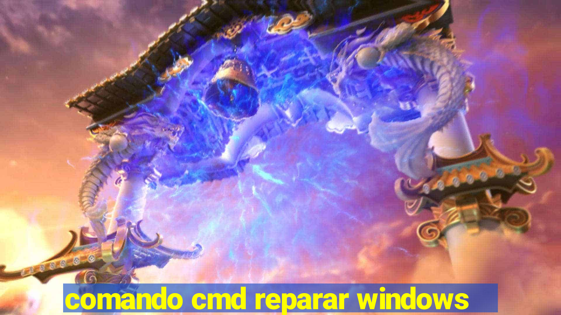 comando cmd reparar windows